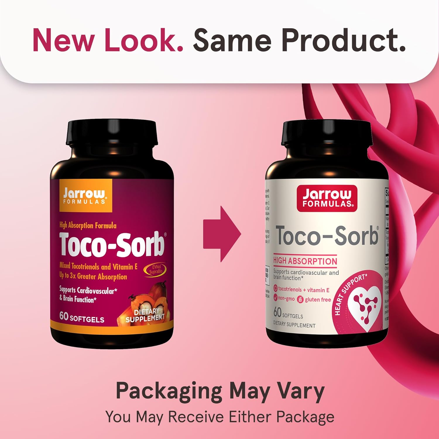 High Absorption Tocotrienol-Tocopherol Complex for Cardiovascular Health & Brain Function, 60 Softgels