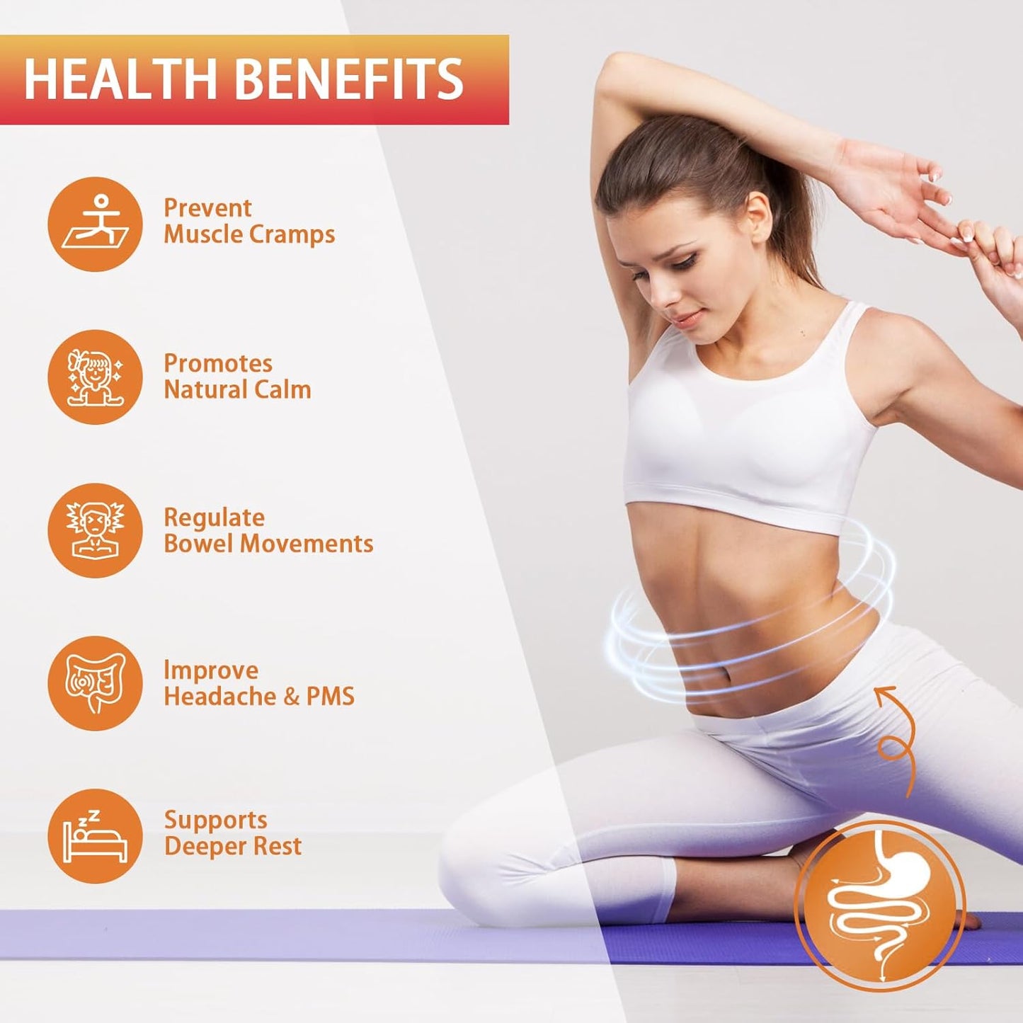 High Absorption Triple Magnesium Complex with Vitamin C and B6 - 400mg Magnesium Glycinate, Malate & Citrate for Muscles, Nerves, and Energy - 120 Capsules for Women & Men