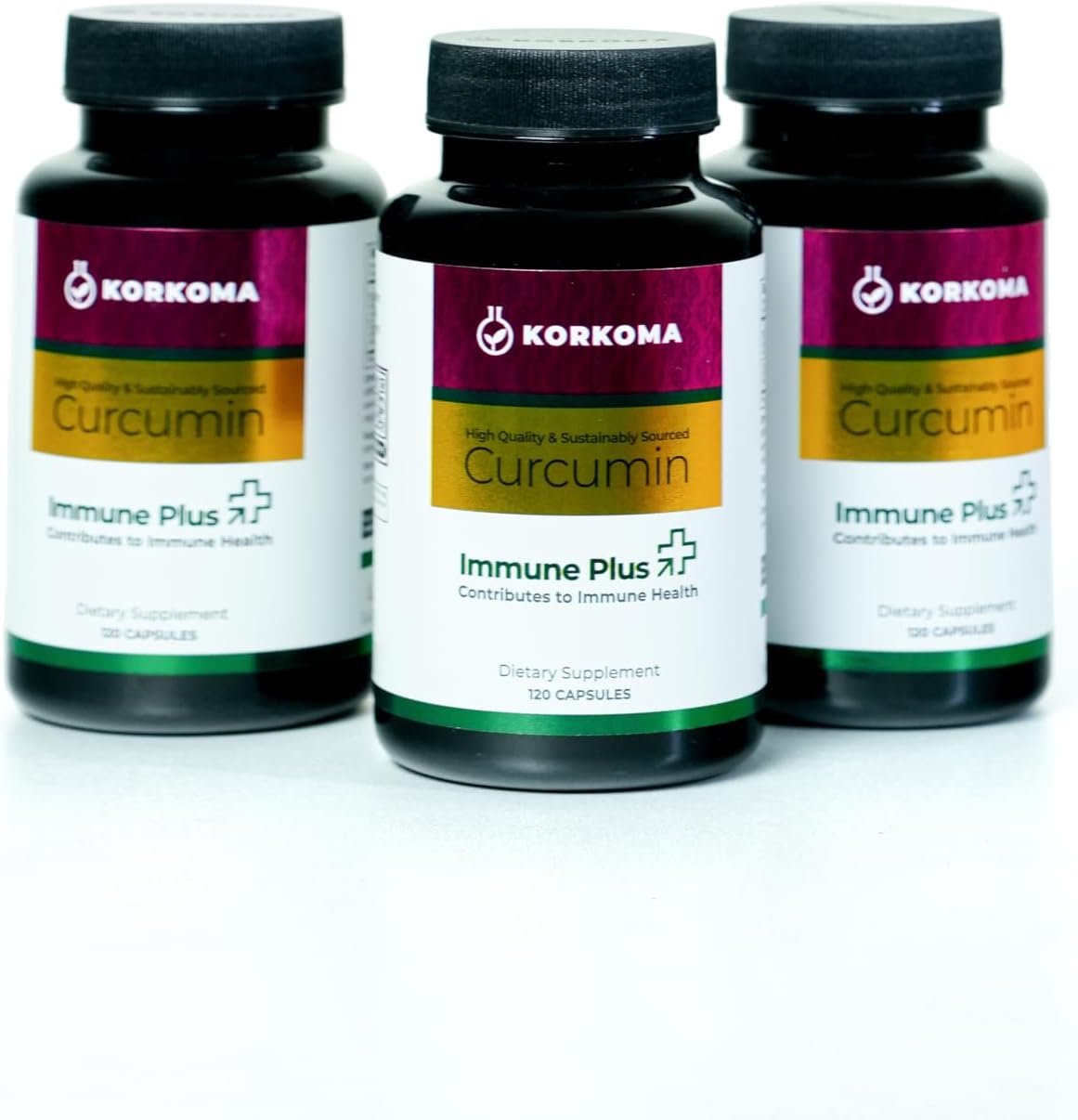 High-Absorption Turmeric Extract Supplement for Immune Support & Wellness - 120 Capsules