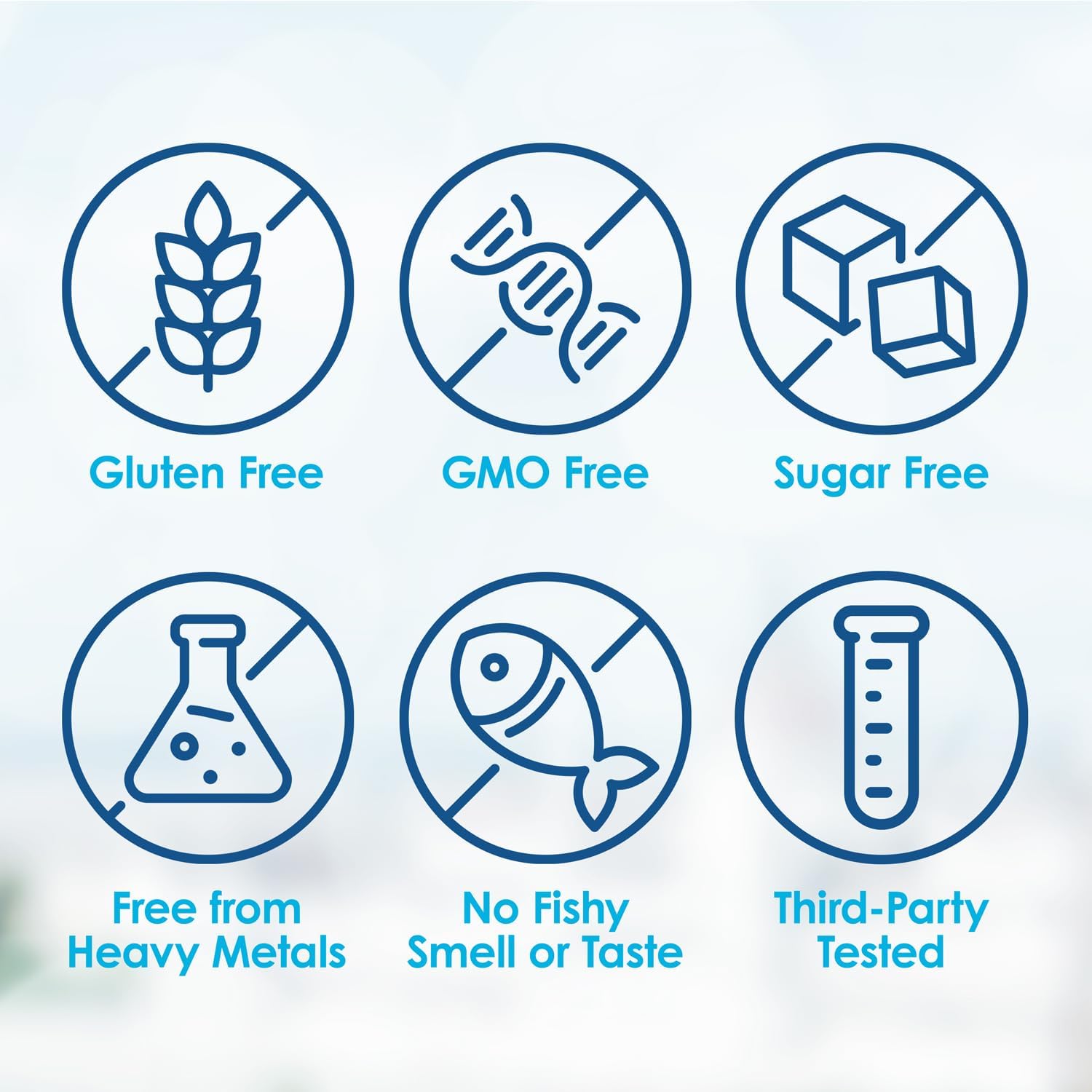 High EPA Organic Fish Oil Supplements with Vitamin D - 3450mg Omega 3, 2660mg EPA, 530mg DHA - 120 Softgels, Burpless Omega3 Fishoil