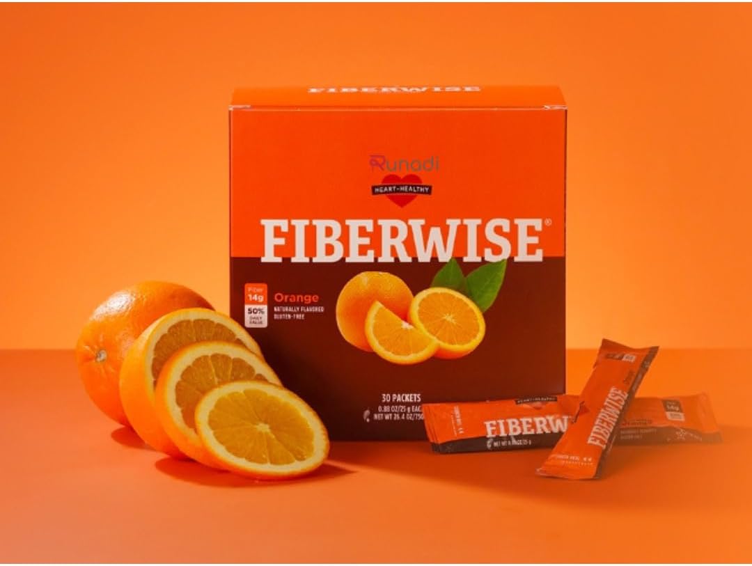 High-Fiber Orange Supplement by RUNADI - Boost Your Daily Fiber Intake