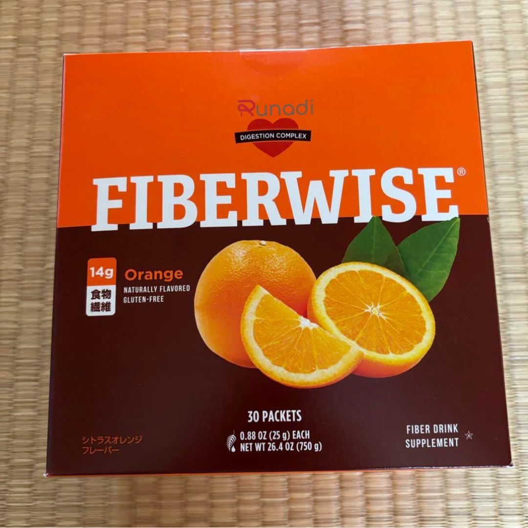High-Fiber Orange Supplement by RUNADI - Boost Your Daily Fiber Intake