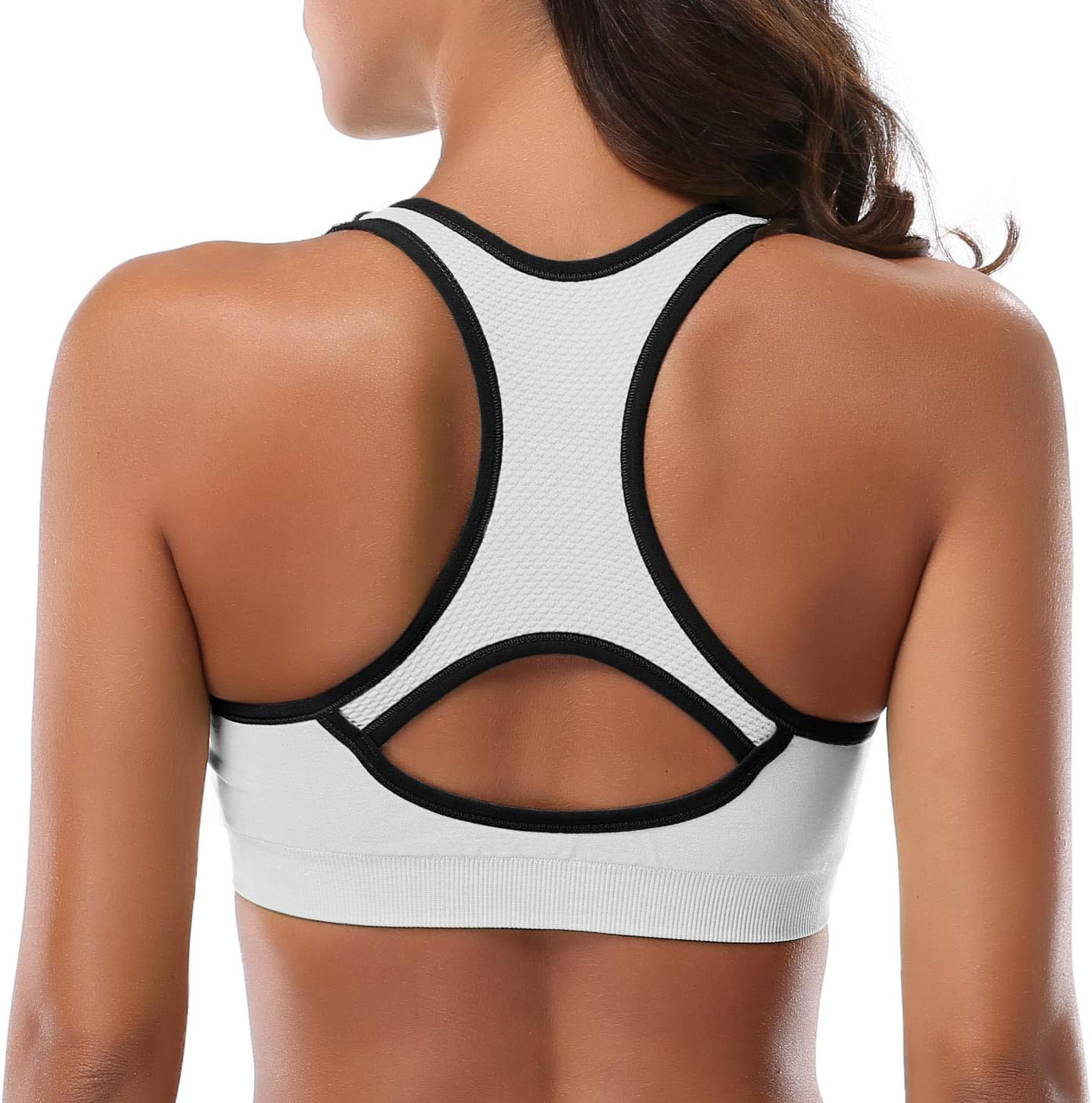 High Impact Racerback Sports Bra for Women - Gym Workout Activewear by MIRITY