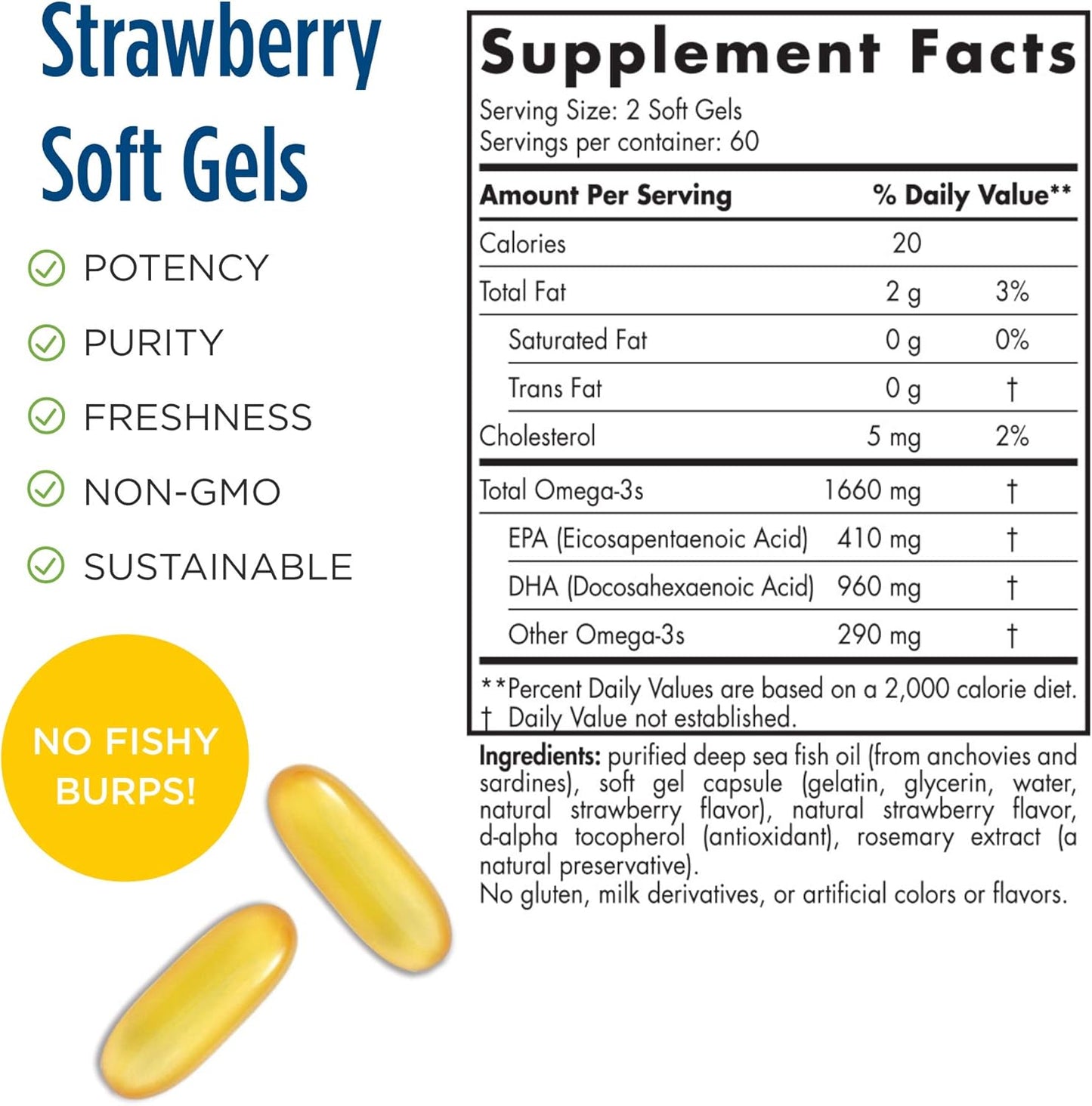 High-Intensity DHA Formula for Neurological Health, Mood & Memory - Nordic Naturals ProDHA 1000, Strawberry Soft Gels - 120 Count