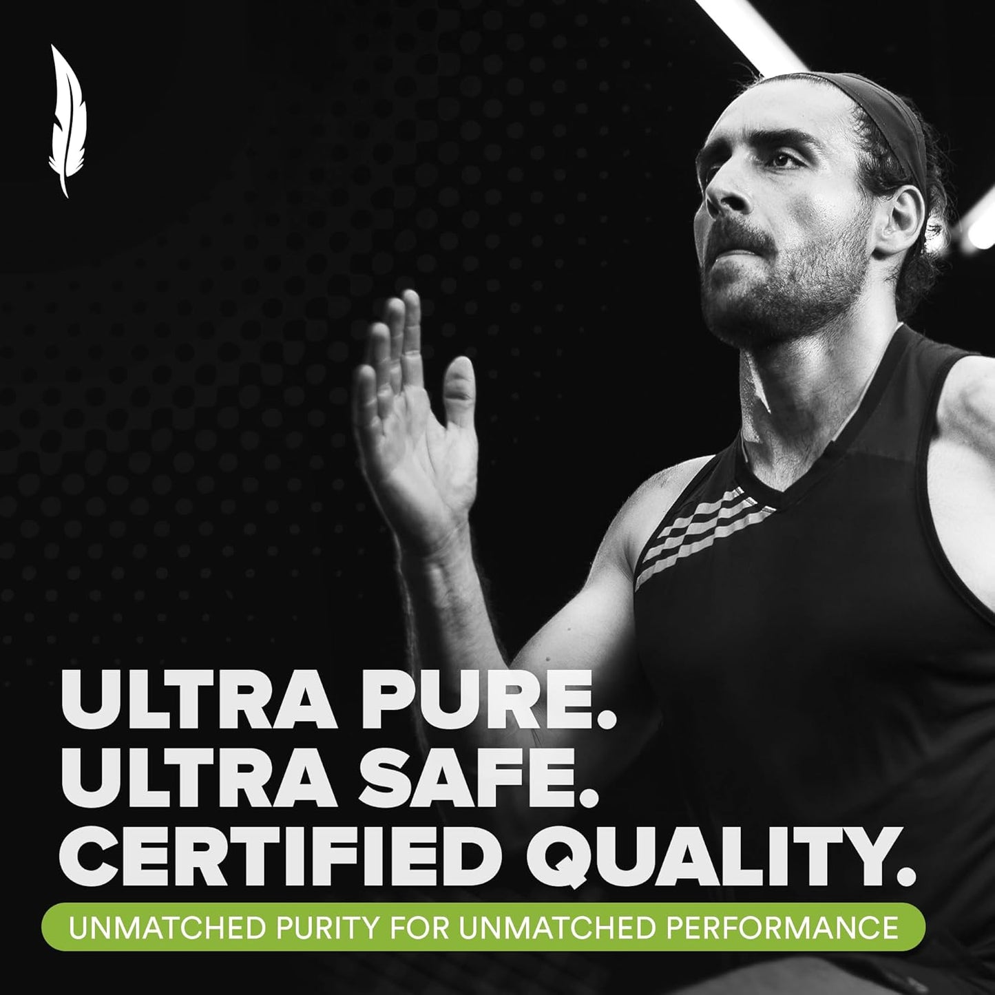 High-Performance BIRDMAN Creatine Monohydrate Powder for Pre-Workout - 600g Unflavored, High Purity