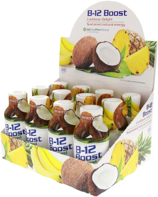 High Performance Fitness B-12 Boost - 12 Pack of 2oz Bottles