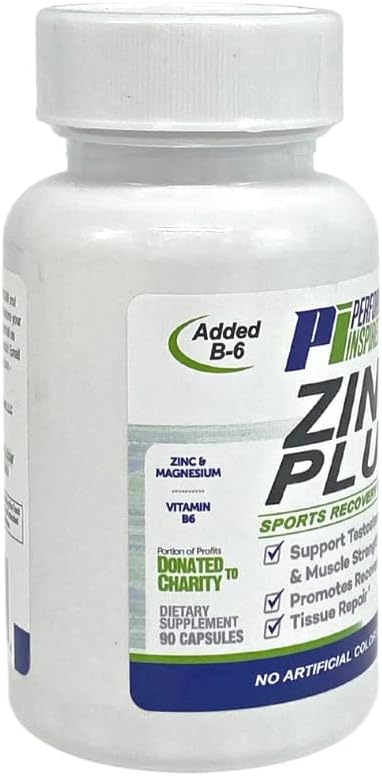 High Performance Nutrition Zinc+ with Vitamin B6 and Magnesium - 90 Count for Recovery and Tissue Repair