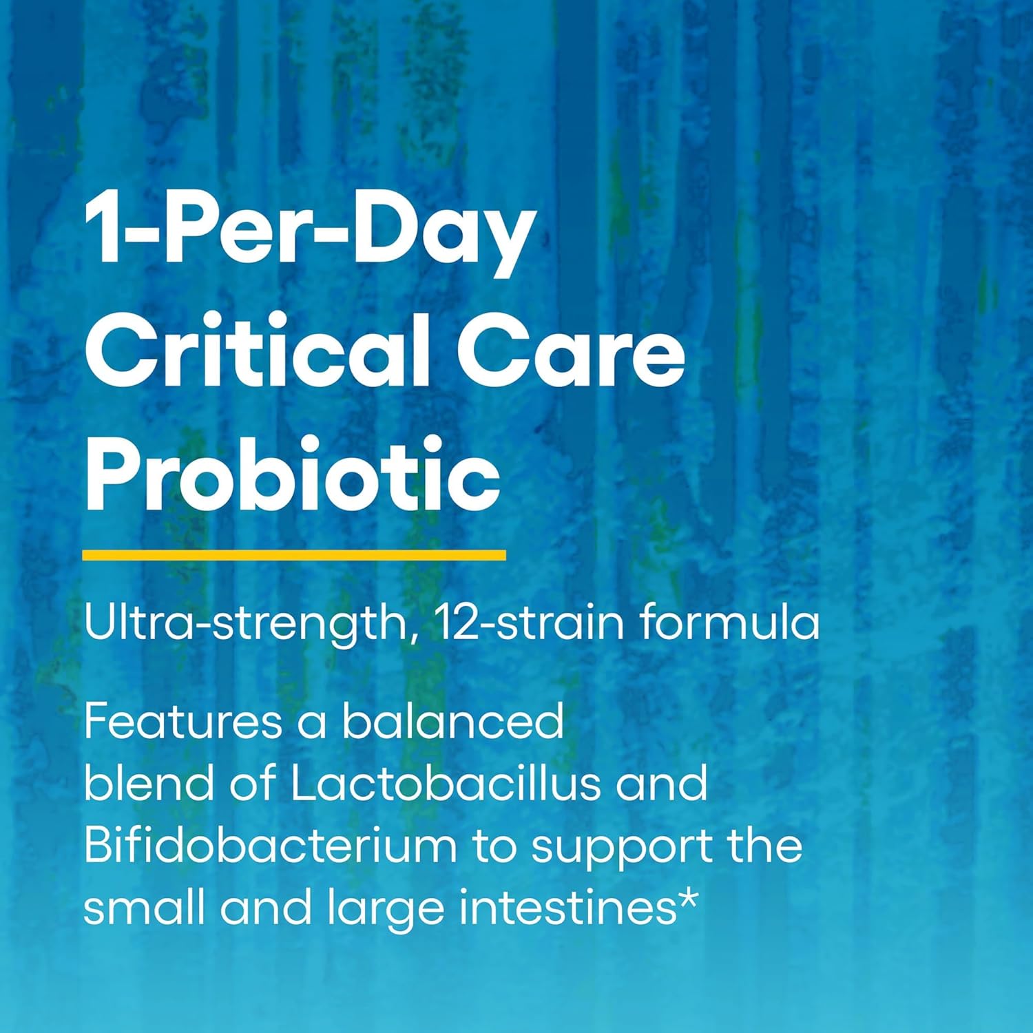 High Potency 1-Per-Day Probiotic with 12 Strains and 24 Billion CFU for Critical Care