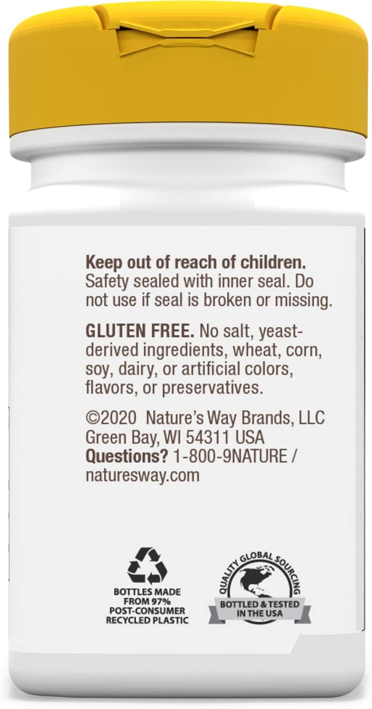 High Potency Alpha Lipoic Acid Capsules - 600mg, 60 Servings - Promotes Healthy Nerve Function - Natural Supplement by Nature's Way