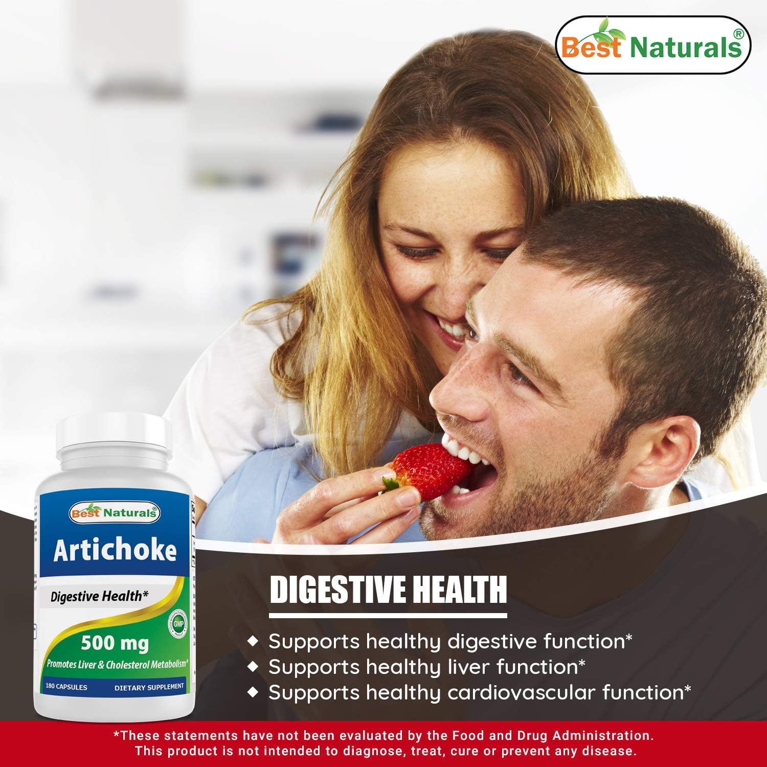 High Potency Artichoke Extract and Magnesium Oxide Supplement - 10000 mg & 500 mg - Natural Digestive Support