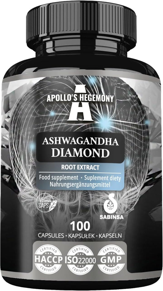 High Potency Ashwagandha Extract Tablets - 568mg, 100 Vegan Tabs, 400 Servings - Withania somnifera, 7% withanolides - Memory & Concentration Support