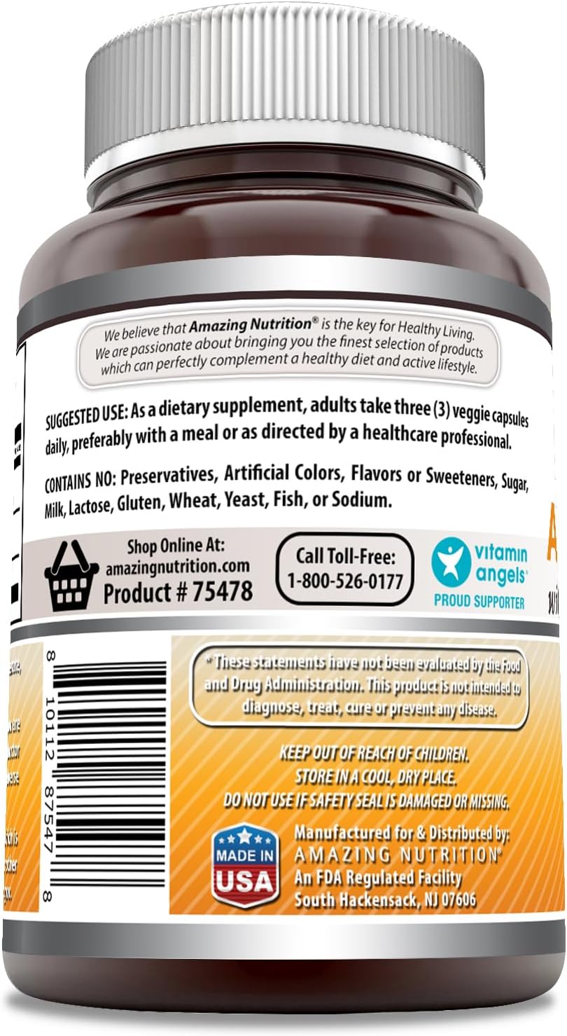 High Potency Ashwagandha Root & Black Pepper Extract Supplement | 2100mg Per Serving | 120 Veg Caps | Non-GMO & Gluten-Free | USA Made