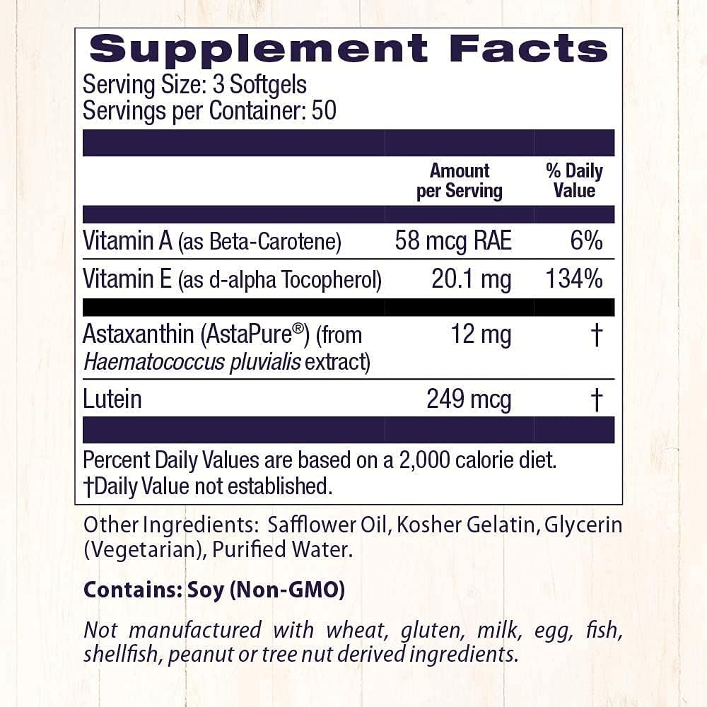 High Potency Astaxanthin Gels - 4 MG, 150 Softgels - Antioxidant Supplement by Healthy Origins