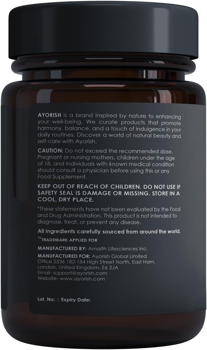 High Potency Ayorish Berberine Supplement with Ceylon Cinnamon, Artichoke, Turmeric, Milk Thistle - 120 Veg Capsules