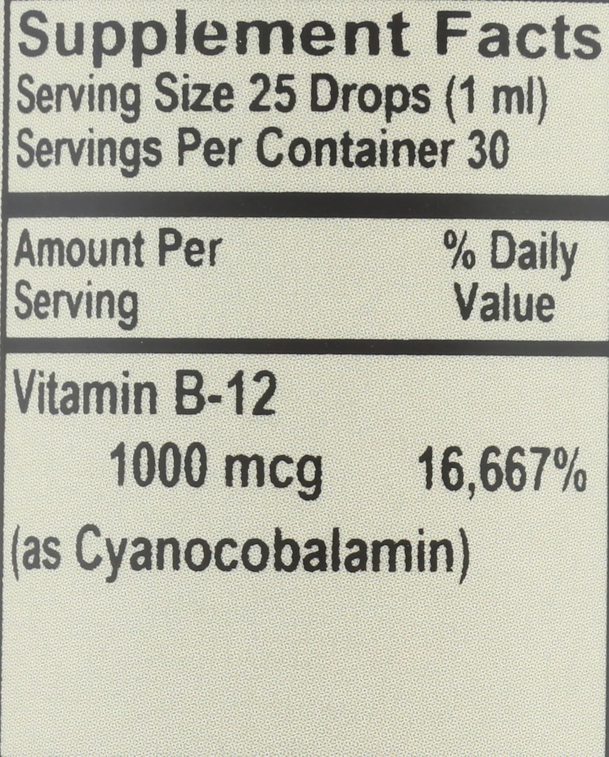 High Potency B12 Drops: Vitality Works Biomed Balance, 1000 mcg/ml, 1 fl oz