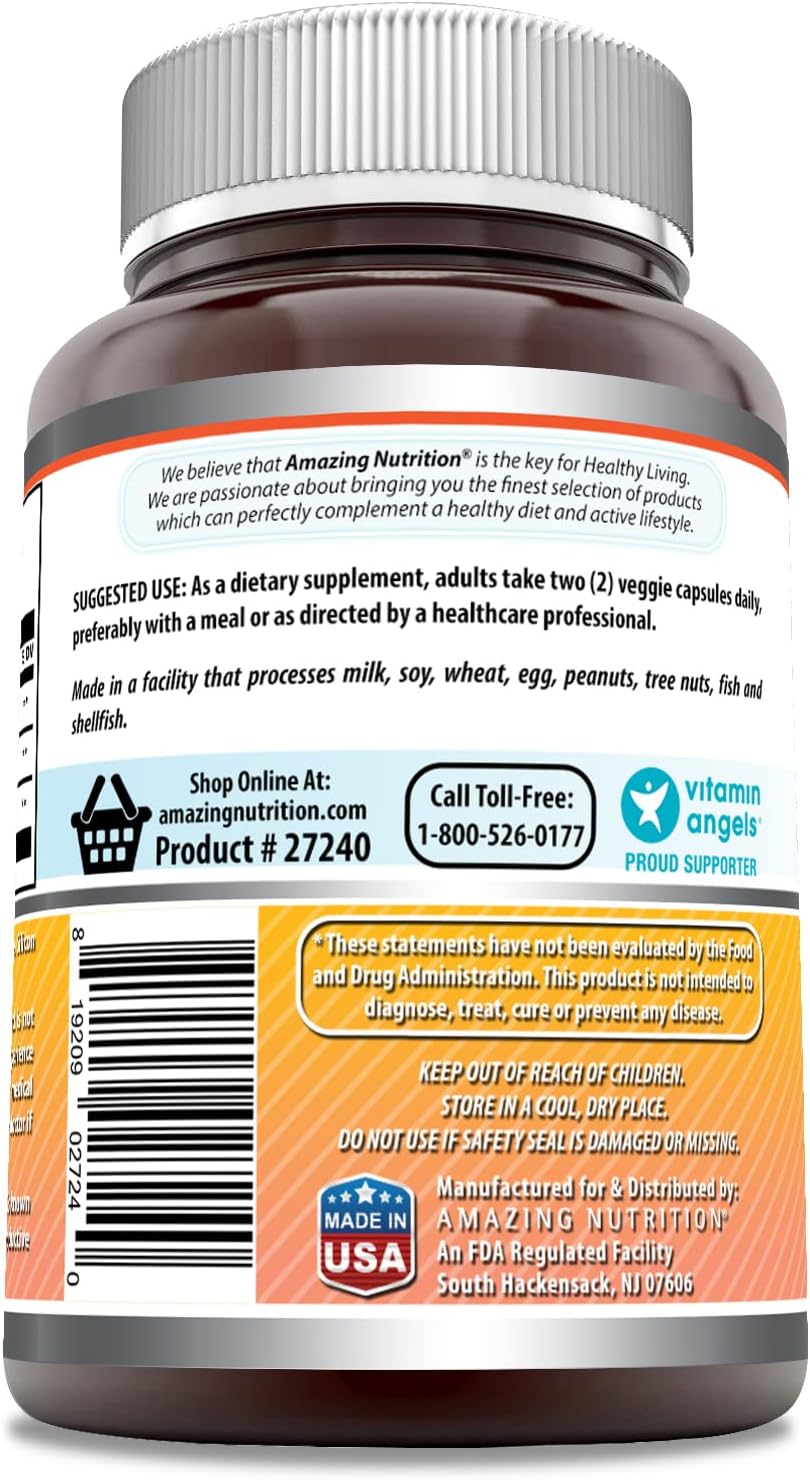 High Potency Berberine with Bitter Melon & Banaba Extract Complex - 1250 Mg, 120 Veggie Capsules - Non-GMO, Gluten-Free - Made in USA