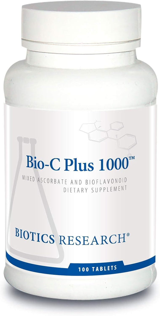 High Potency Biotics Research Bio C Plus 1000 Antioxidant with Bioflavonoids - Supports Immune Health, Collagen Production, and Joint Health - 100 Tabs