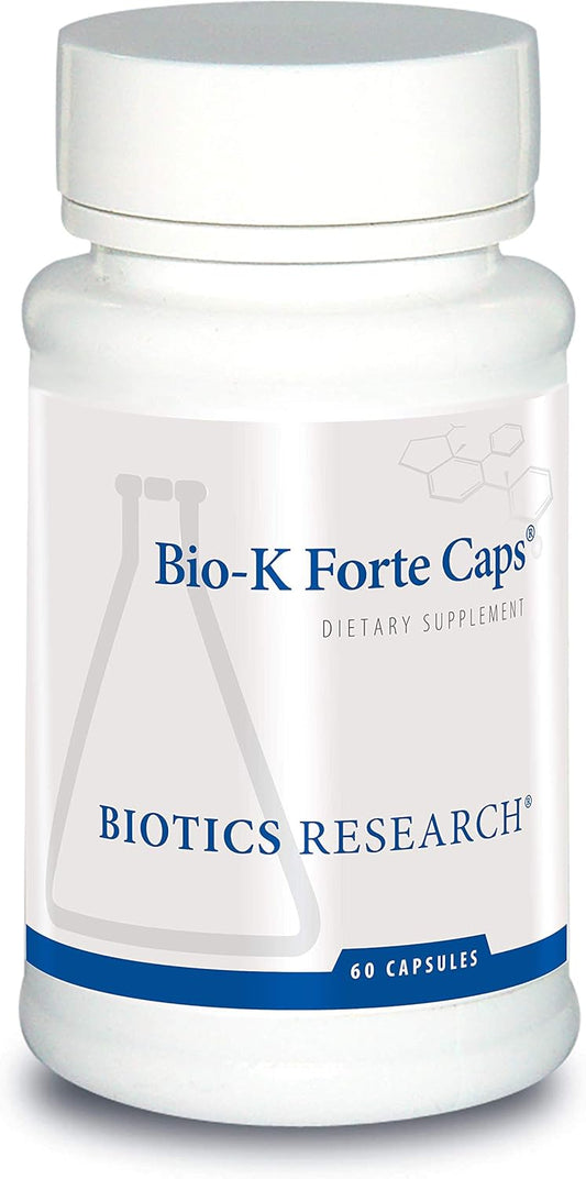 High Potency Biotics Research Bio K Forte Caps with Vitamin K1 & MK 7 - 60 Capsules