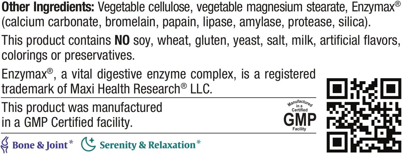 High Potency Calcium Supplement with Vitamin D3 and Magnesium - Supports Bone, Teeth, and Joint Health - 90 Capsules for Men and Women
