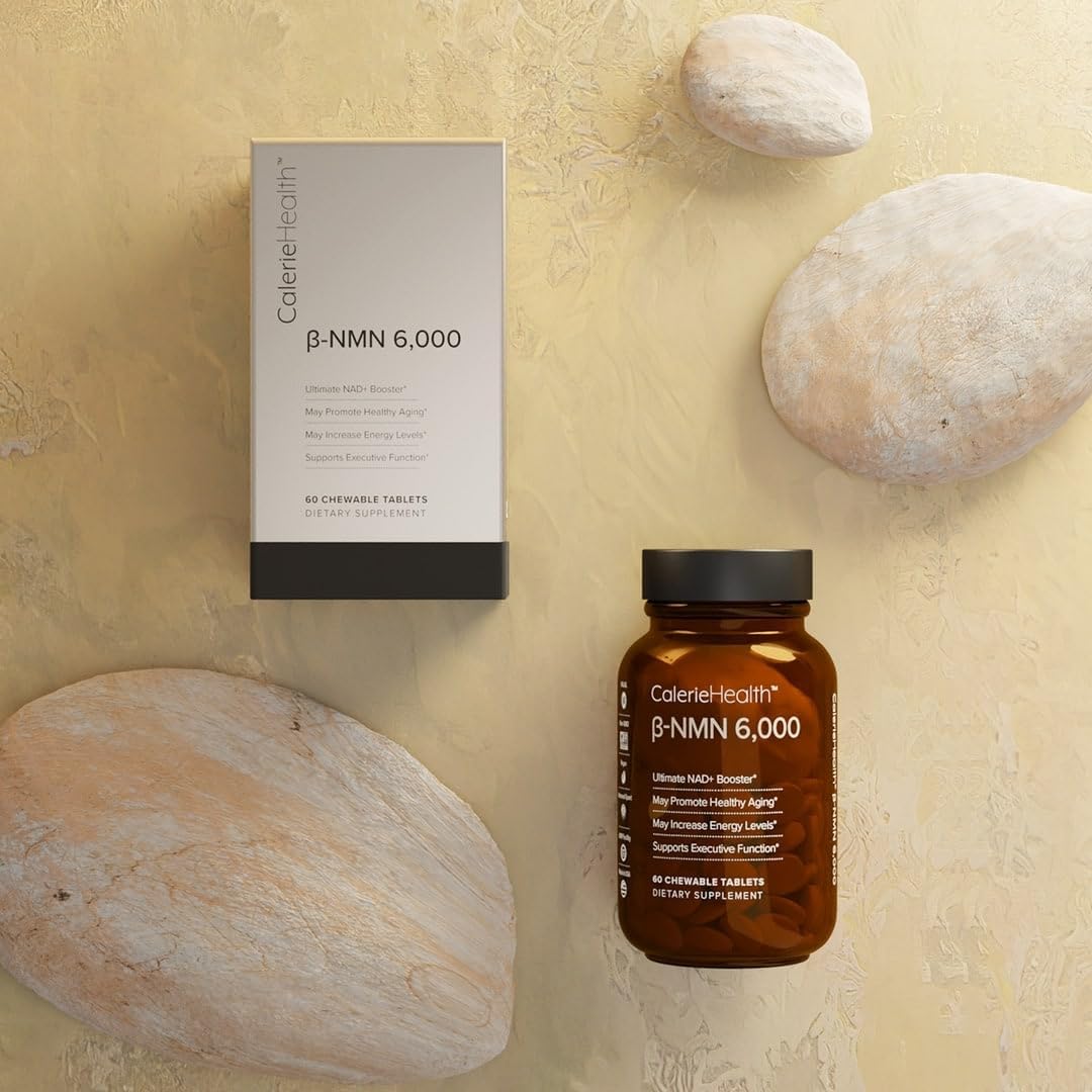 High Potency Caleriehealth β-NMN Supplement - 6,000 mg - 30 Tablets