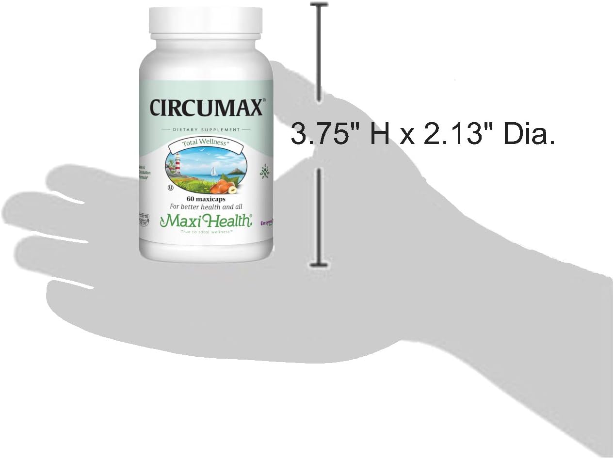 High Potency CircuMax Supplement for Vein and Circulation Support - 60 Capsules - Kosher Formula by Maxi Health