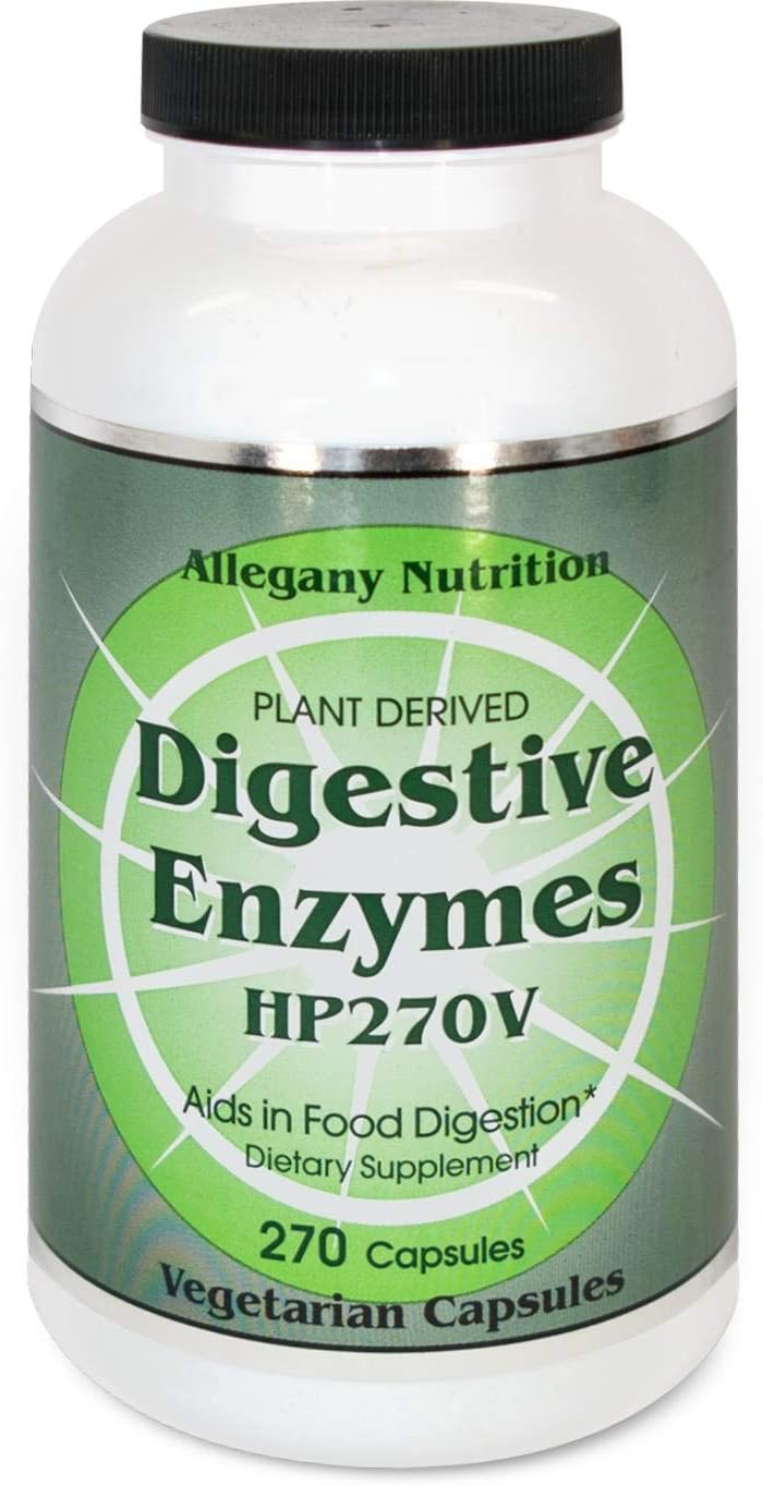 High Potency Digestive Enzymes Supplement - 270 Capsules by Allegany Nutrition