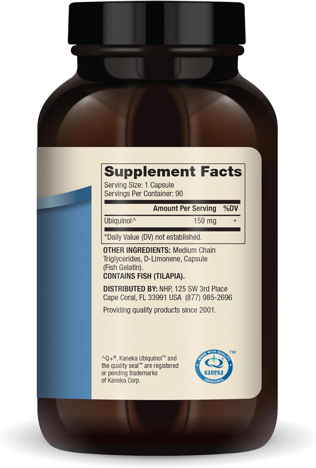 High Potency Dr. Mercola Ubiquinol Supplement - 150mg, 90 Capsules for Energy Production - Non-GMO Formula (90 Servings)