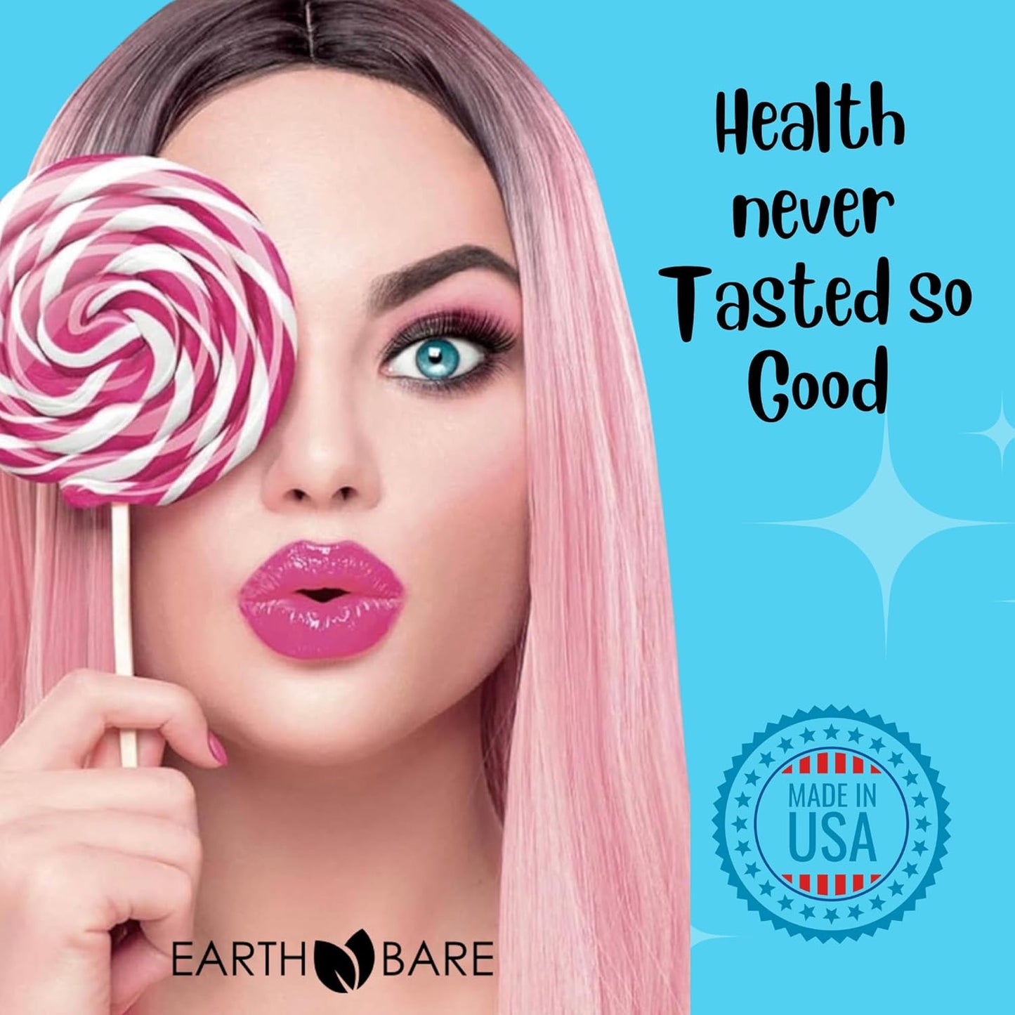 High-Potency Earth Bare Quercetin Gummies with Vitamin C, Zinc, Elderberry for Adults and Kids | Immune Support for Boosted Wellness | 30 Day Supply