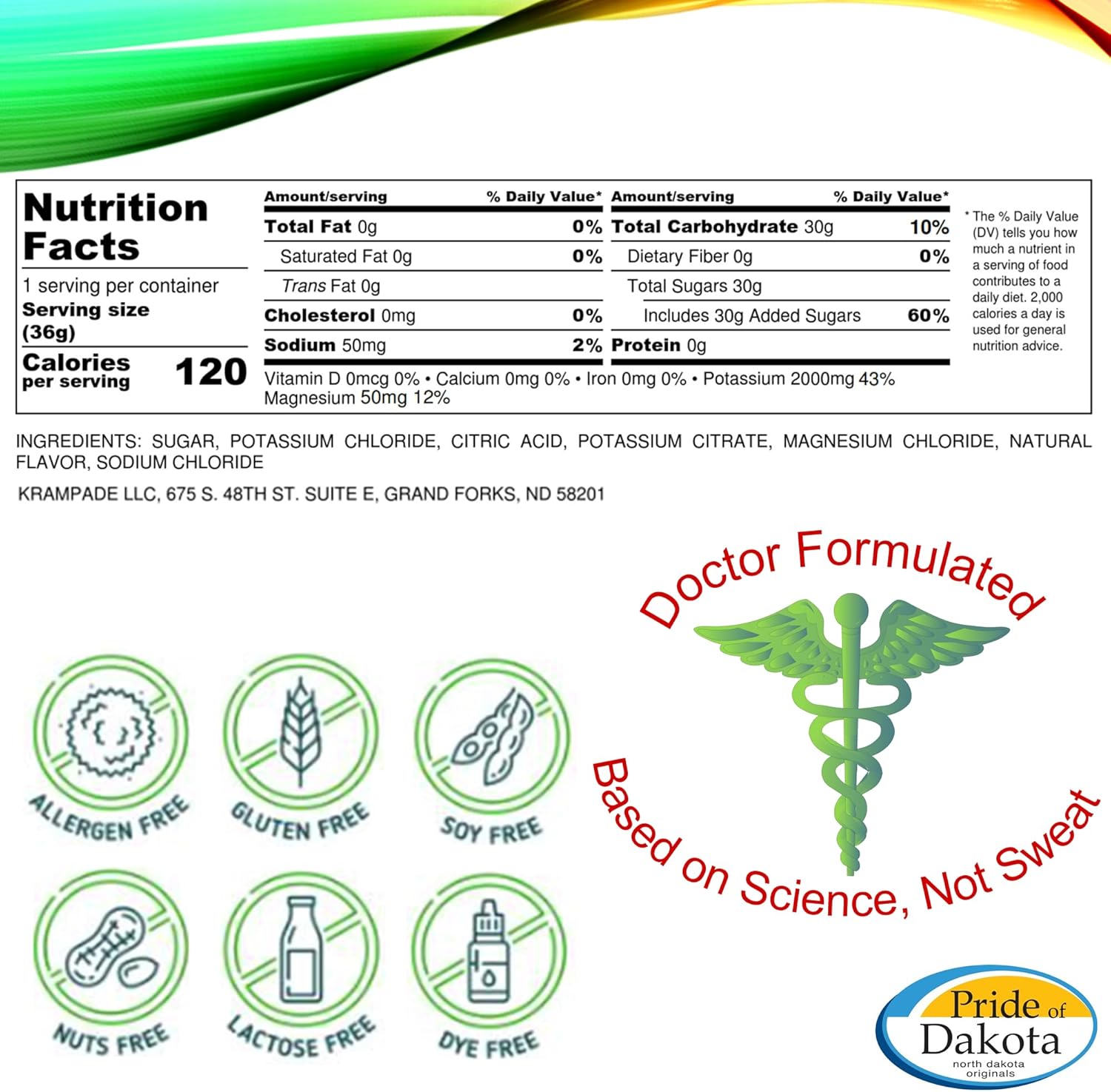 High-Potency Electrolyte Powder with 50mg Magnesium and 2000mg Potassium for Cramp Relief and Hydration - 2X More Effective Than Coconut Water