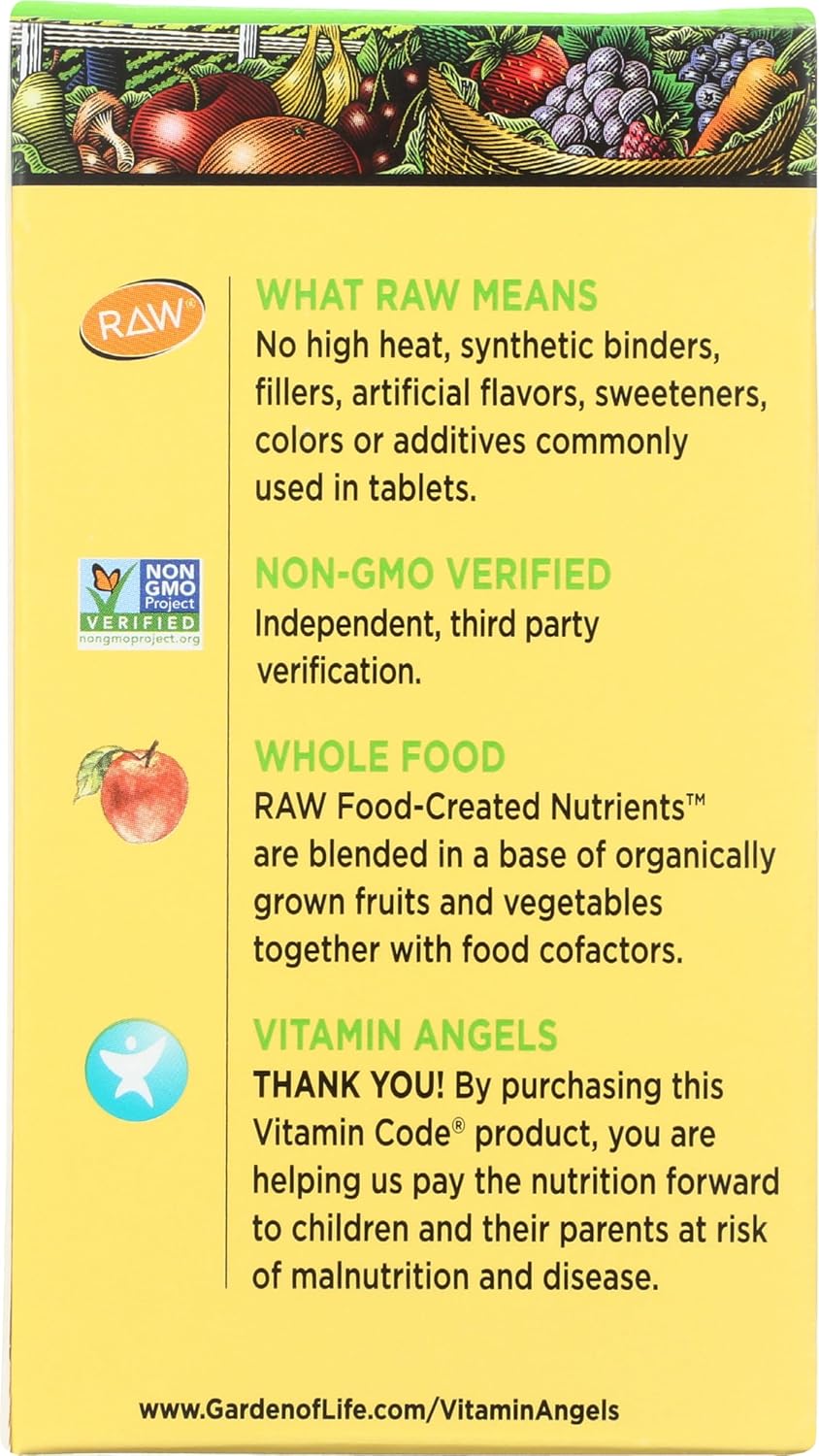 High Potency Garden of Life Raw B Complex - 60 Vegan Capsules with B Vitamins for Energy & Metabolism - Includes B2 Riboflavin, B1, B3, B6, Folate, B12, Biotin, Probiotics