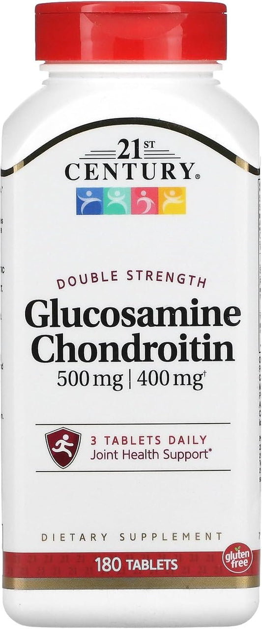 High Potency Glucosamine Chondroitin Supplement - 500/400mg, 180 Tablets