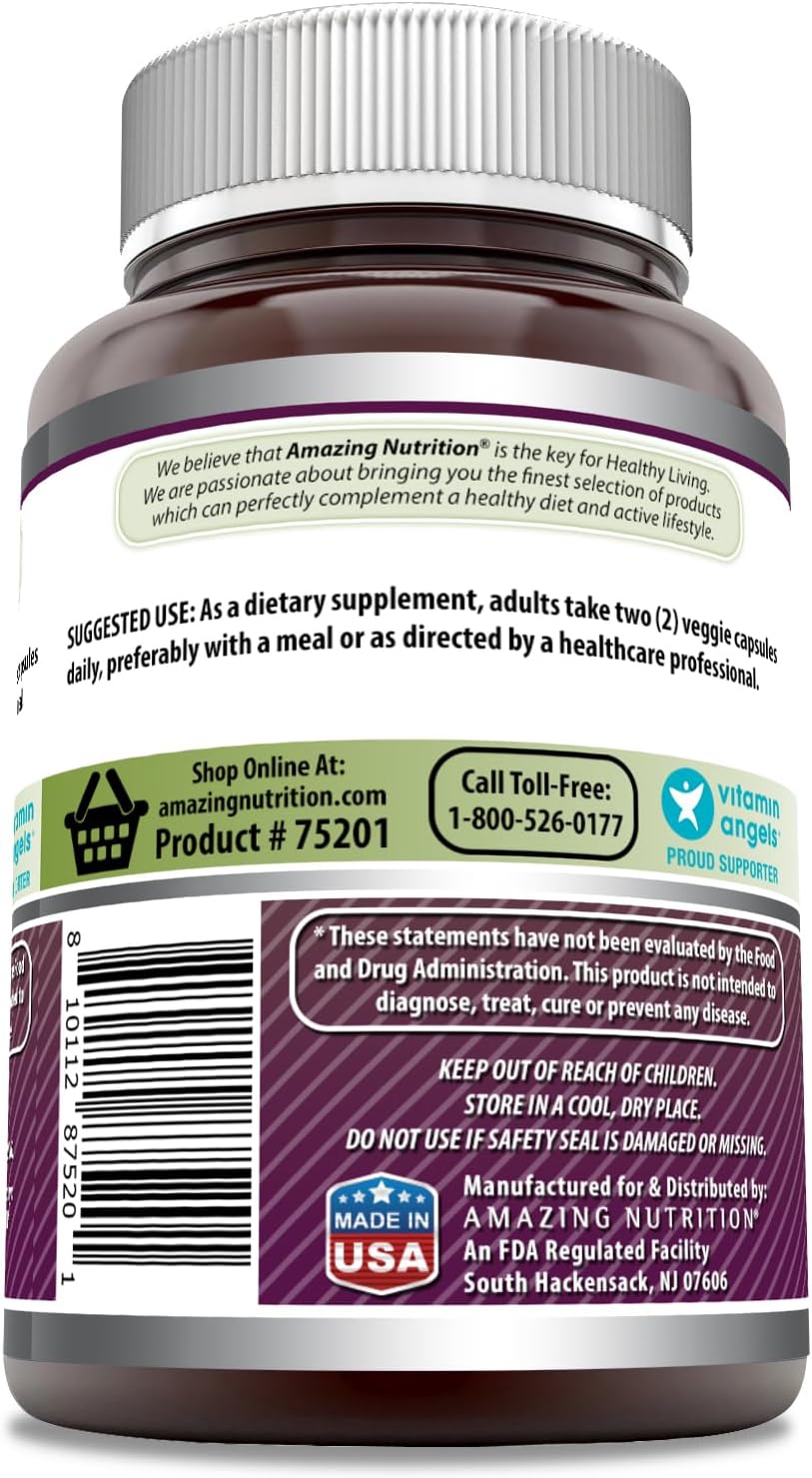 High Potency Grapeseed Extract Supplement - 16000mg Per Serving - 120 Veggie Capsules - Non-GMO & Gluten Free - Made in USA