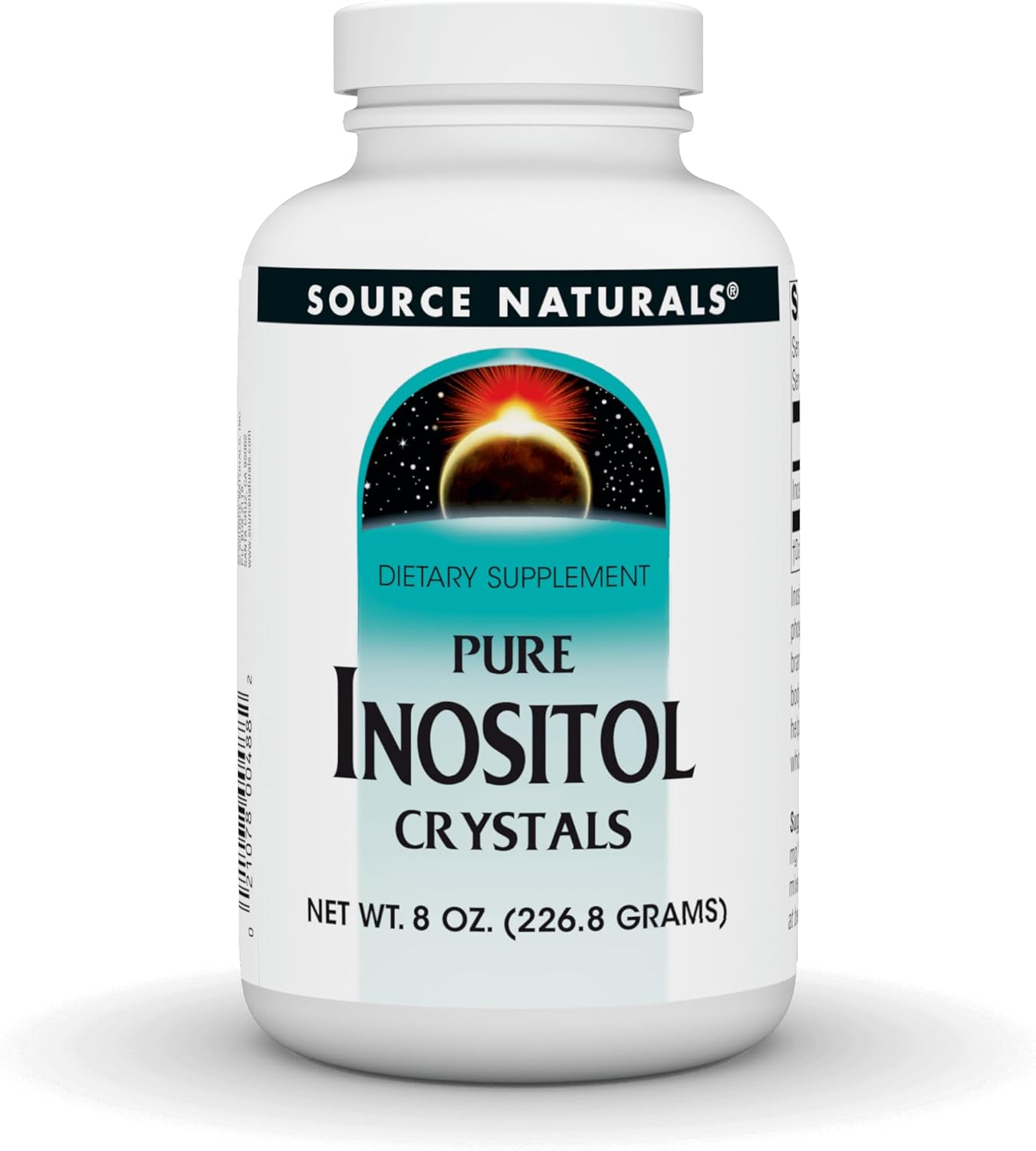 High Potency Inositol Crystals Supplement - 844 mg, 8 oz by Source Naturals