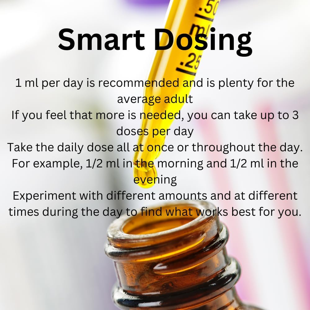 High Potency Lion’s Mane Mushroom Tincture - Double Extracted for 60 Daily Doses