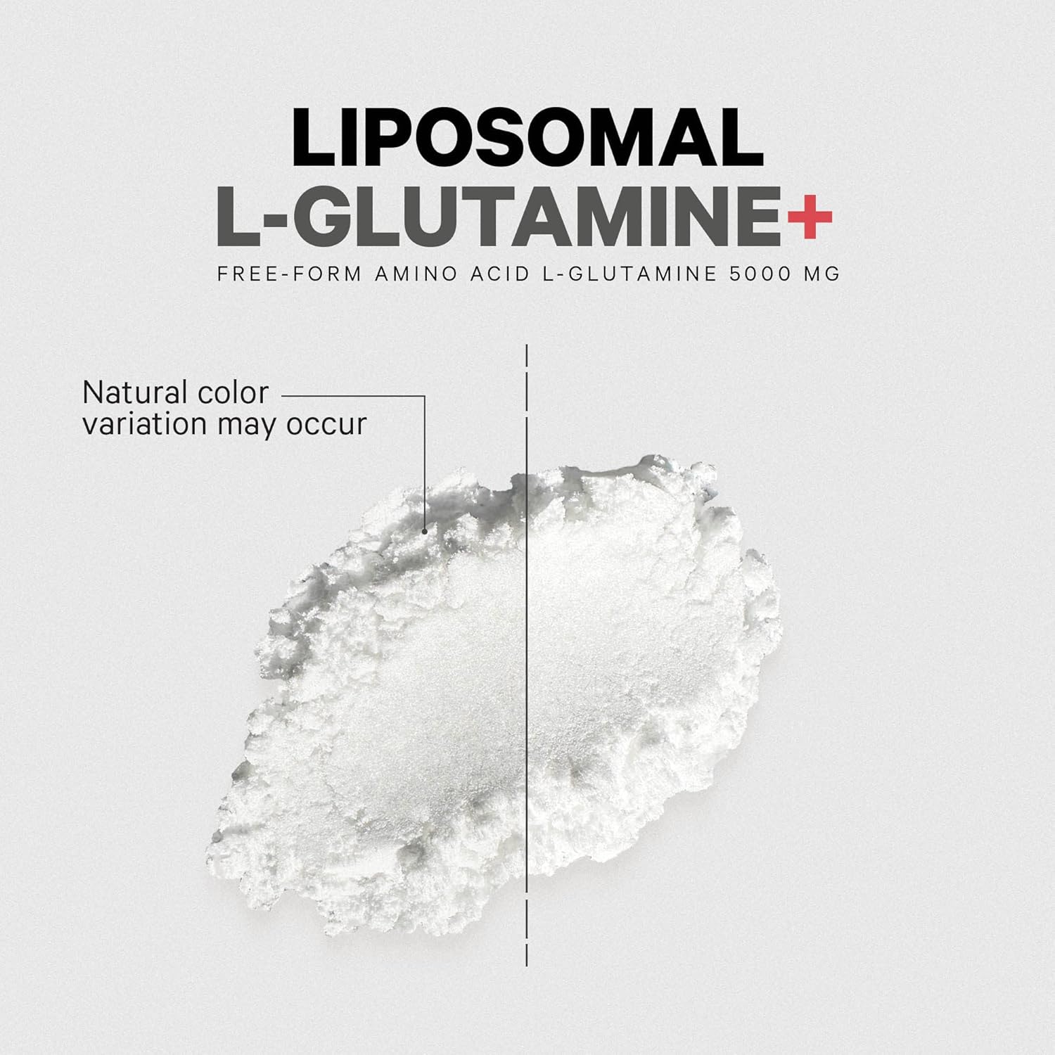 High-Potency Liposomal L-Glutamine Powder - 5,000 mg per Serving - 3-Month Supply - Unflavored - Non-GMO - Gluten-Free