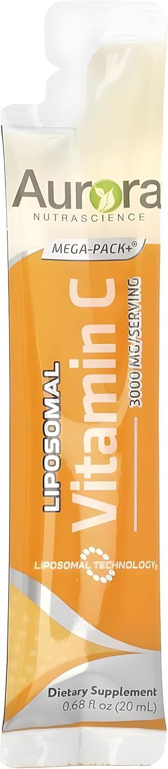 High Potency Liposomal Vitamin C & D3/K2 Combo for Immune Support & Calcium Absorption - 3,000 mg per Serving - BoostGo Australia