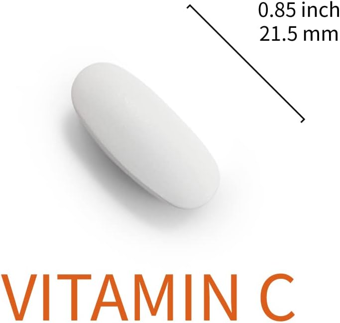 High Potency Lovita Vitamin C with Bioflavonoids & Rose HIPS for Healthy Immune Function, 120 Vegetarian Tablets
