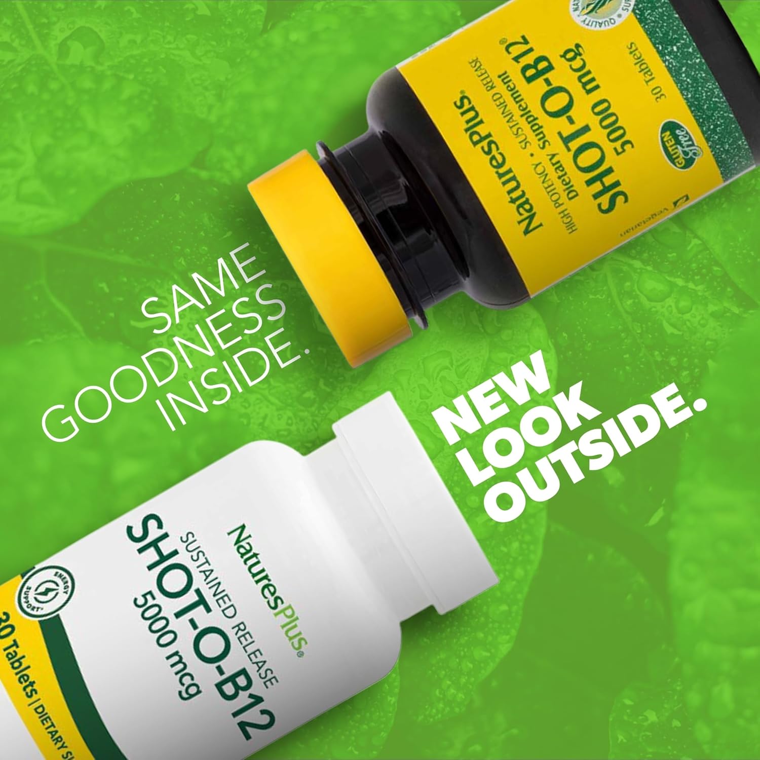 High Potency Methylcobalamin B12 Supplement for Memory & Energy Boost - 5000 mcg, 30 Vegetarian Tablets - Fast Acting Sustained Release Formula - Gluten-Free & Vegan - 30 Servings