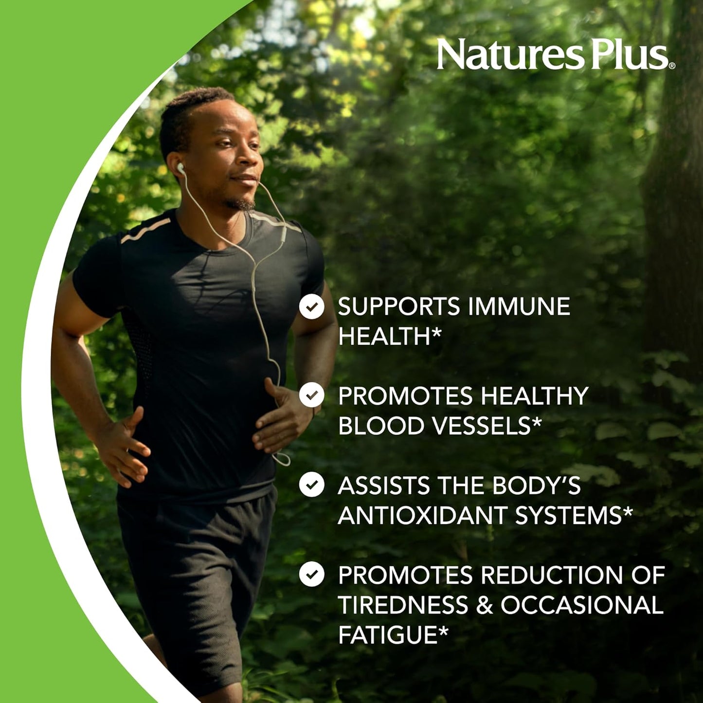 High Potency Nature's Plus Vitamin C 1000mg Capsules - Vascular & Immune Support - Antioxidant Supplement - 90 Servings