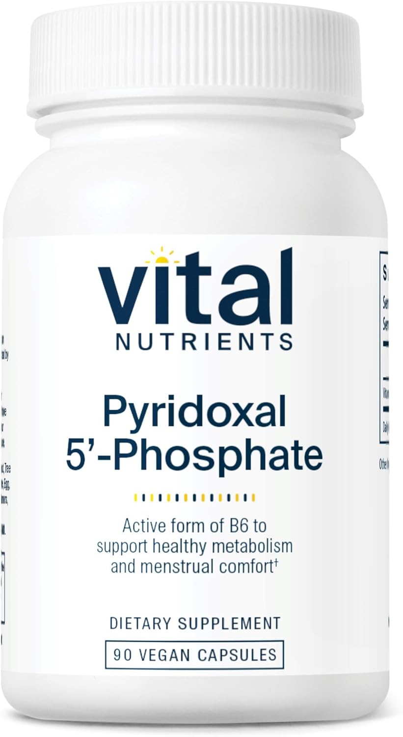 High-Potency P5P Supplement for Metabolism, PMS, and Menstrual Support - 90 Capsules