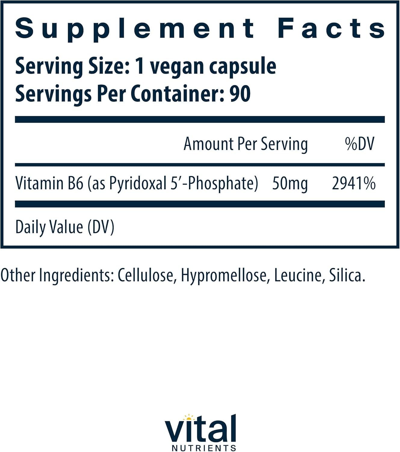 High-Potency P5P Supplement for Metabolism, PMS, and Menstrual Support - 90 Capsules