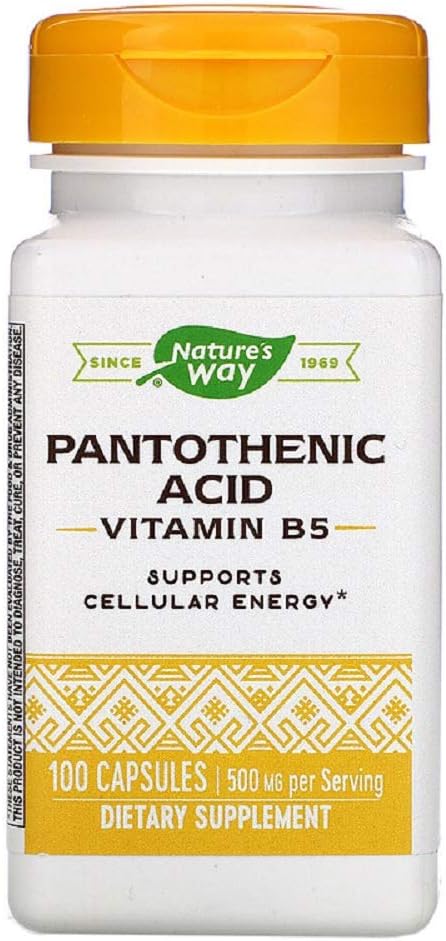 High Potency Pantothenic Acid Supplement - 250mg Tablets for Overall Wellness and Energy Boost