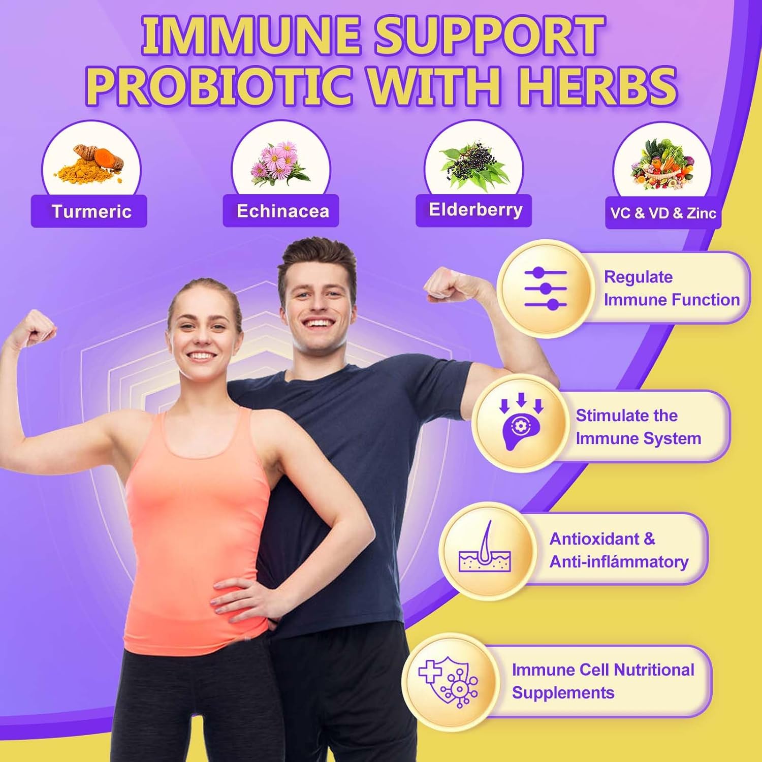 High Potency Probiotic Supplement for Digestive Health - 120 Billion CFUs for Men & Women