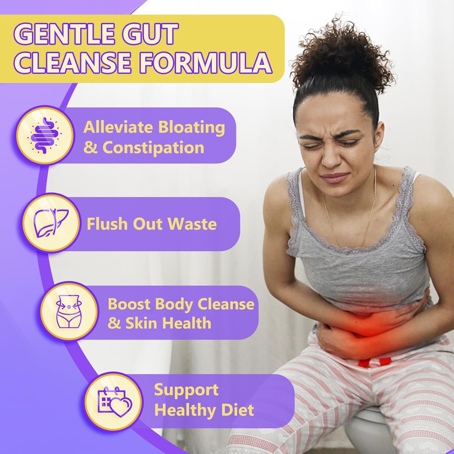 High Potency Probiotic Supplement for Digestive Health - 120 Billion CFUs for Men & Women