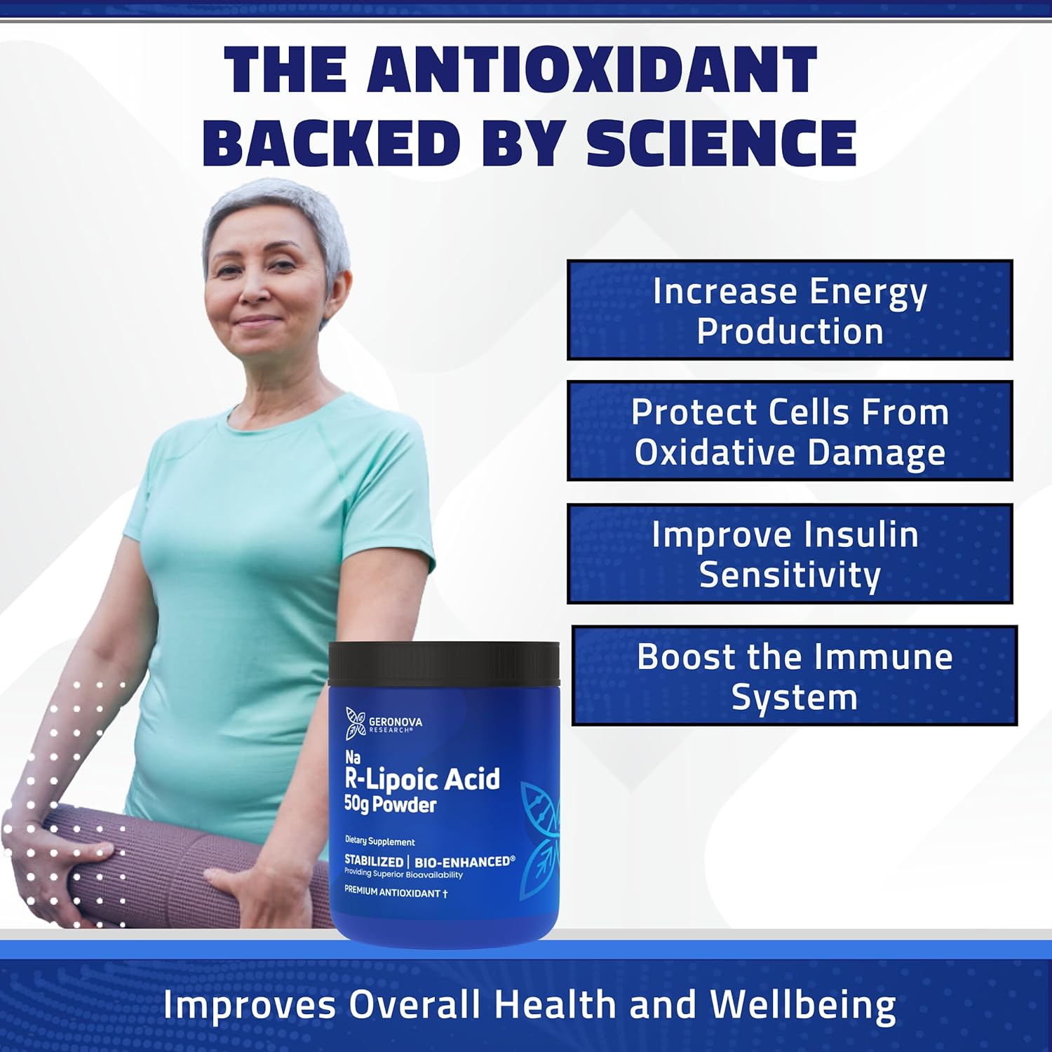 High Potency R-Lipoic Acid Bundle: 300mg Capsules & 50g Powder