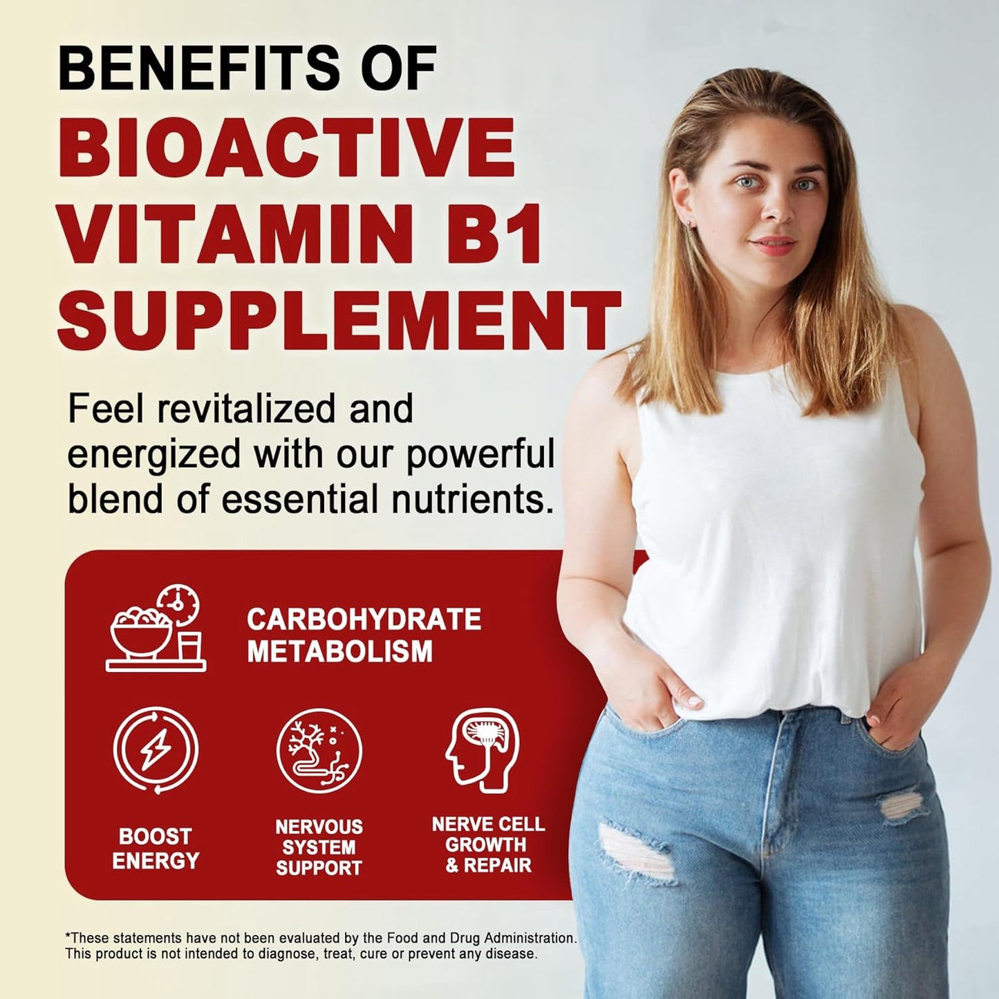 High Potency Safgumjel Vitamin B1 Gummies - Benfotiamine 500mg, B1 B6 B12 Complex, Boosts Energy & Supports Nervous System, 1 Pack