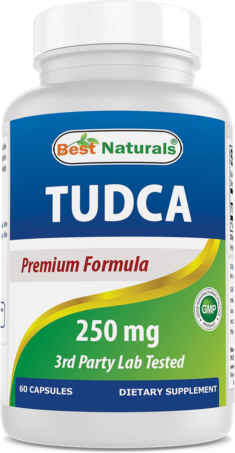 High Potency TUDCA 250mg and NAC 600mg Capsules for Liver Support and Detoxification