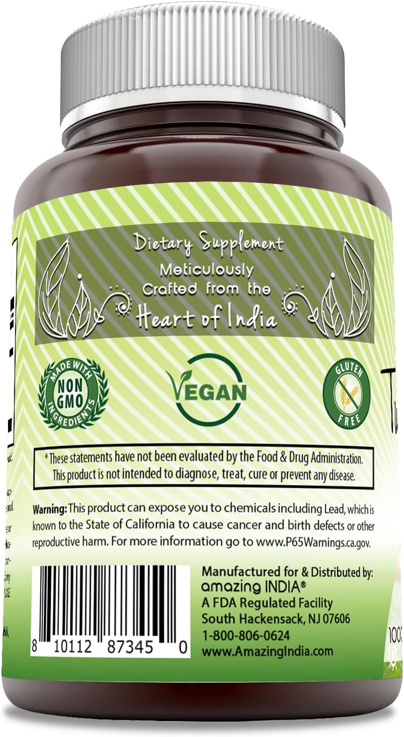 High Potency Turmeric Curcumin Supplement | 1000 Mg Per Serving | 120 Veggie Capsules | Non-GMO & Gluten Free | Made in USA