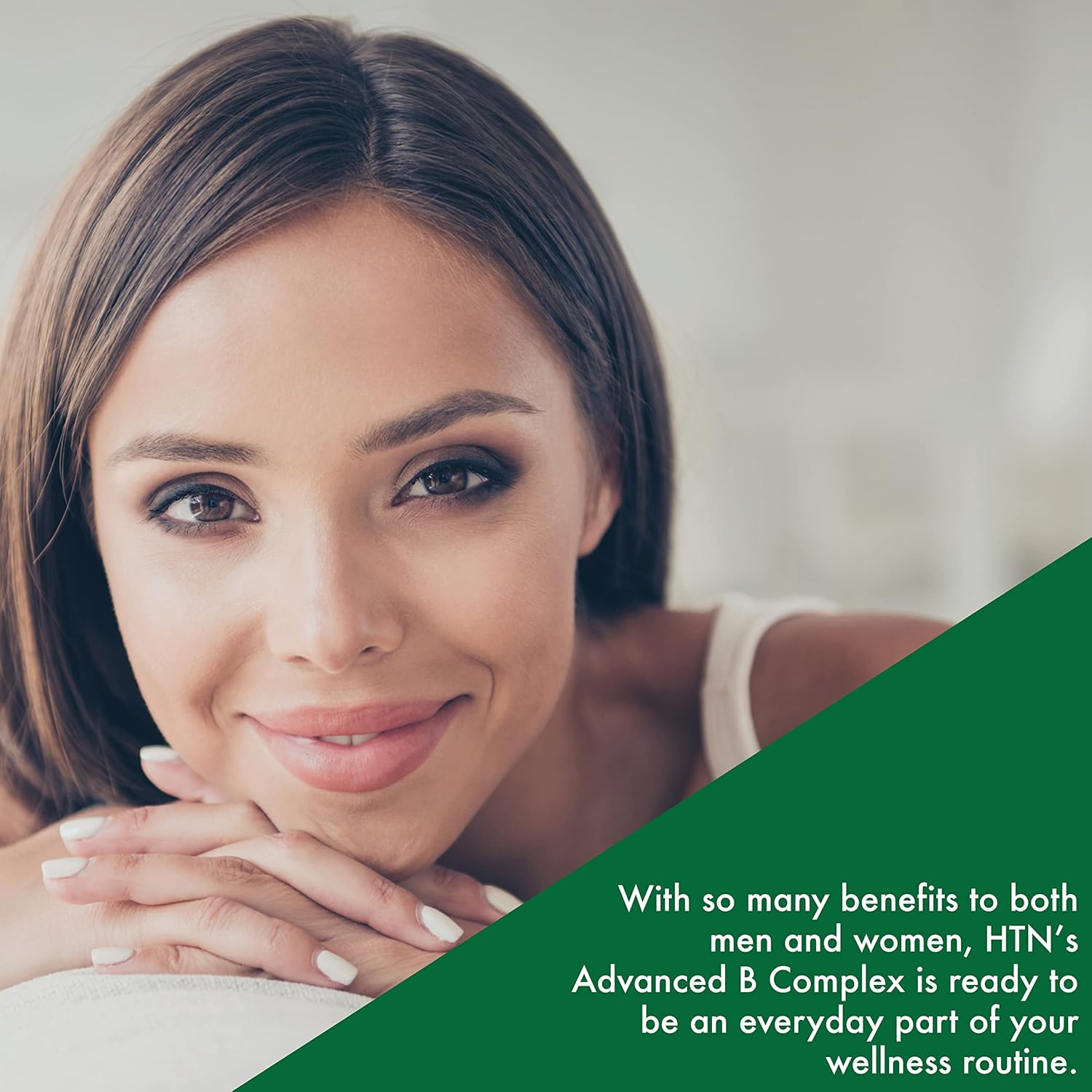 High Potency Vegan B-Complex Complete with Choline for Energy, Cognition, and Metabolic Support - Non-GMO - Pack of 60