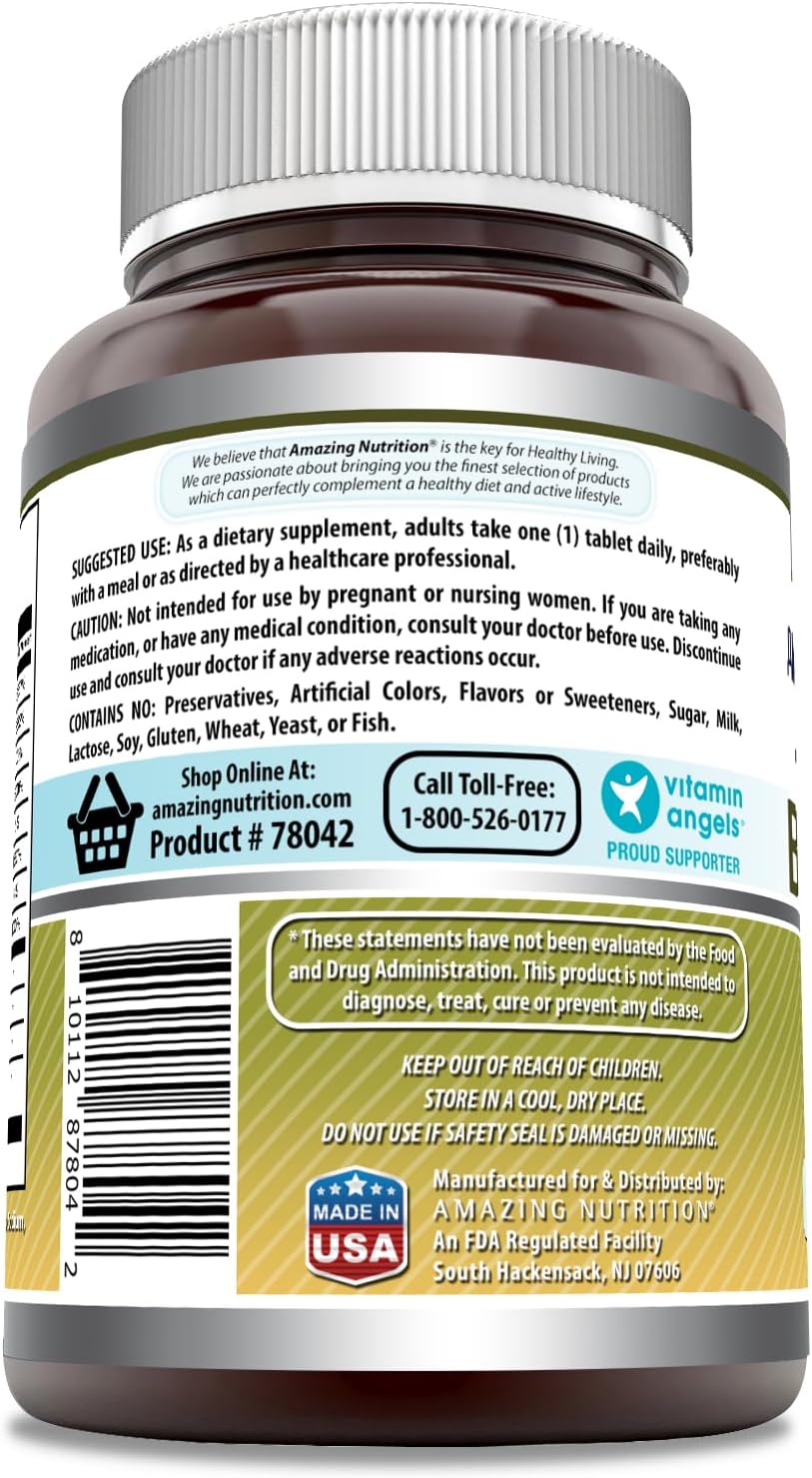 High Potency Vitamin B Complex Supplement with 11 Essential Nutrients | 240 Tablets | Vitamin B1, B2, B3, B6, B12, Folic Acid, Biotin, Choline, Inositol, PABA